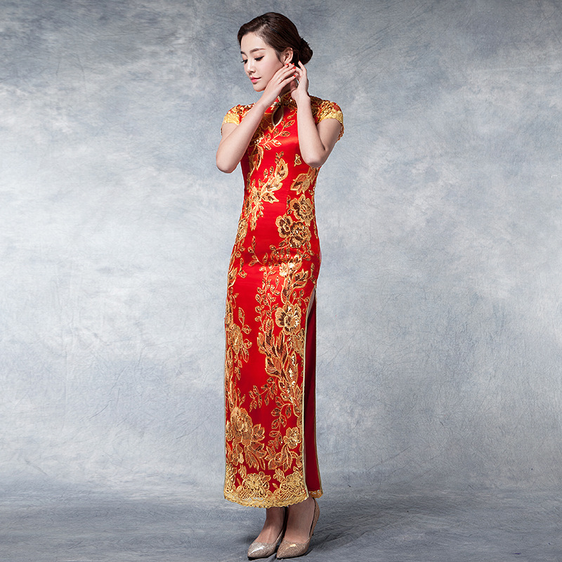 Ceremonial qipao dress