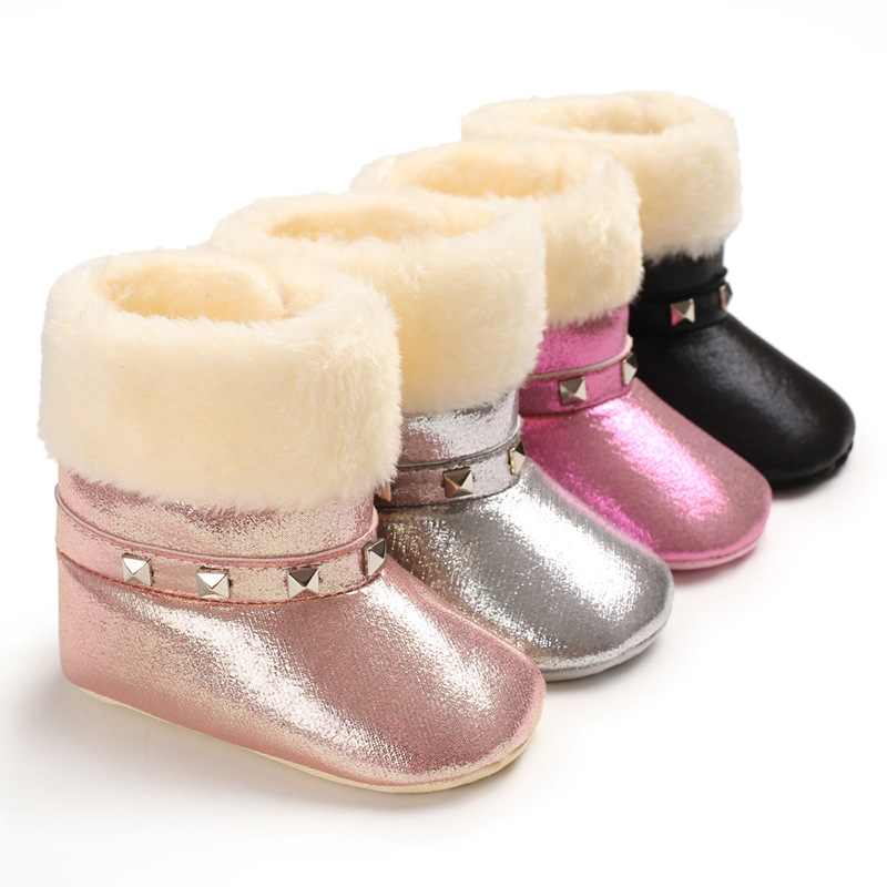 Baby warm cotton shoes and snow boots