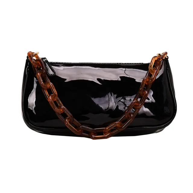 Handbag Net Red One Shoulder Underarm Bag Black - Shop at LoveMi