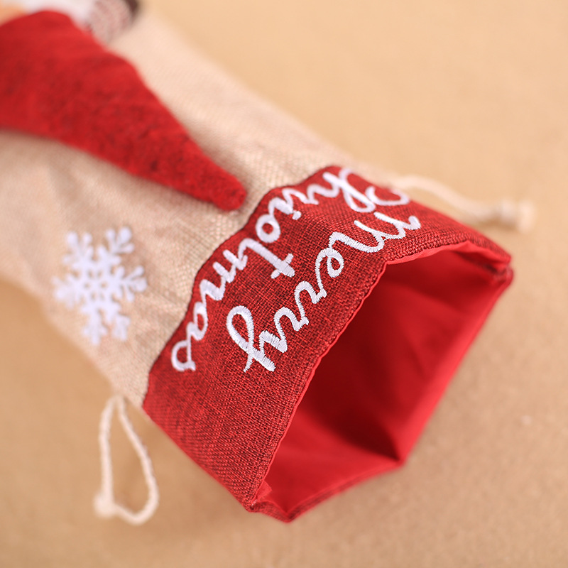 Santa Claus's burlap sack