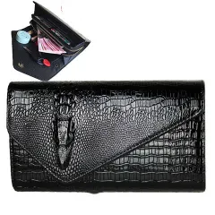 Women's clutch bag - Black - View 1