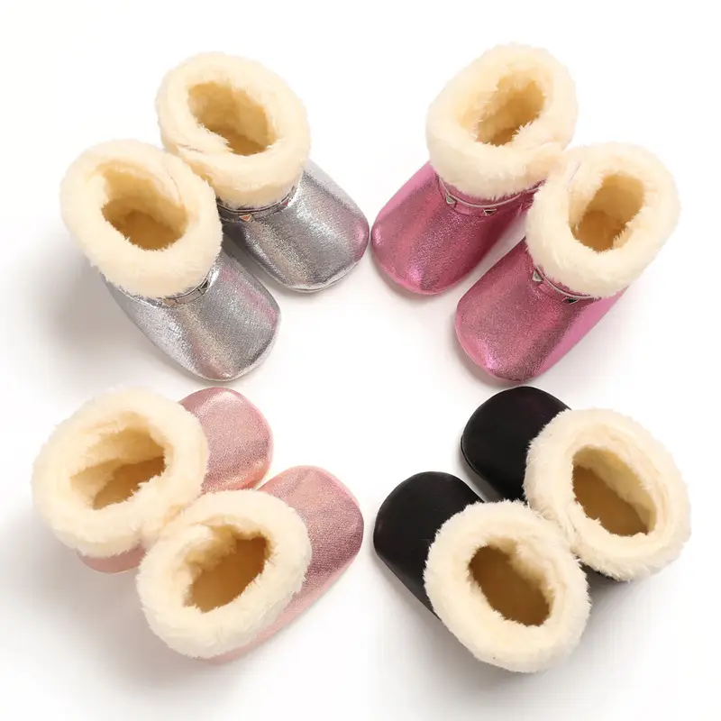 Baby warm cotton shoes and snow boots