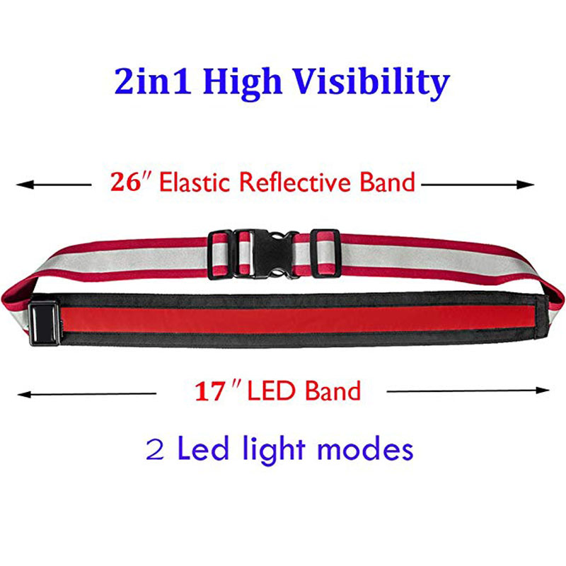 Luminous and breathable waist protection exercise belt