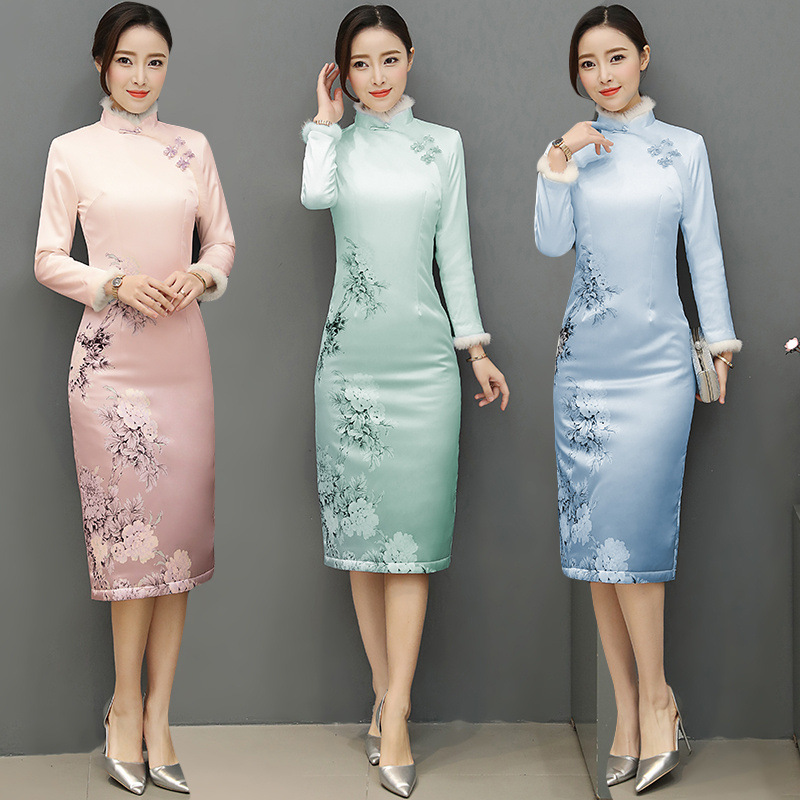 Mid-length style Tang suit