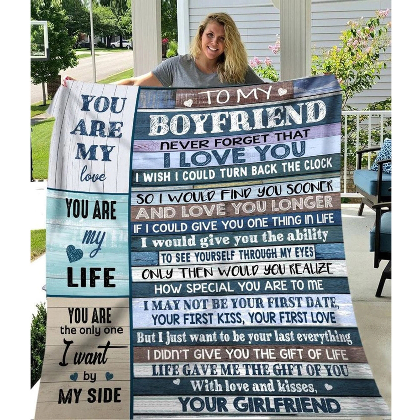 Mailbox double-sided flannel air conditioning blanket