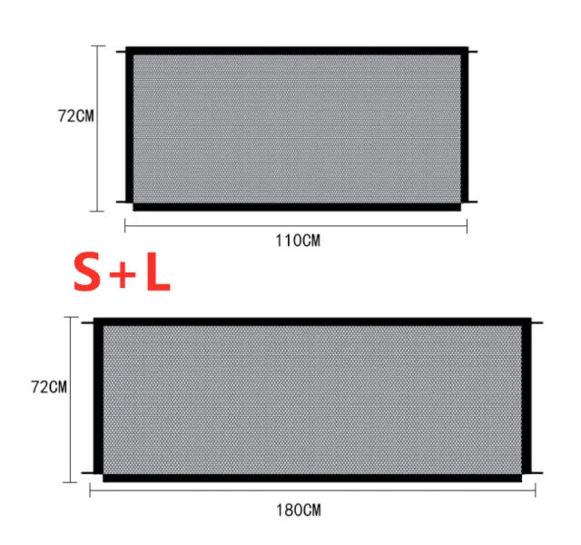 Pet Protection Fence Nylon Foldable Dog Isolation S L - Shop at LoveMi