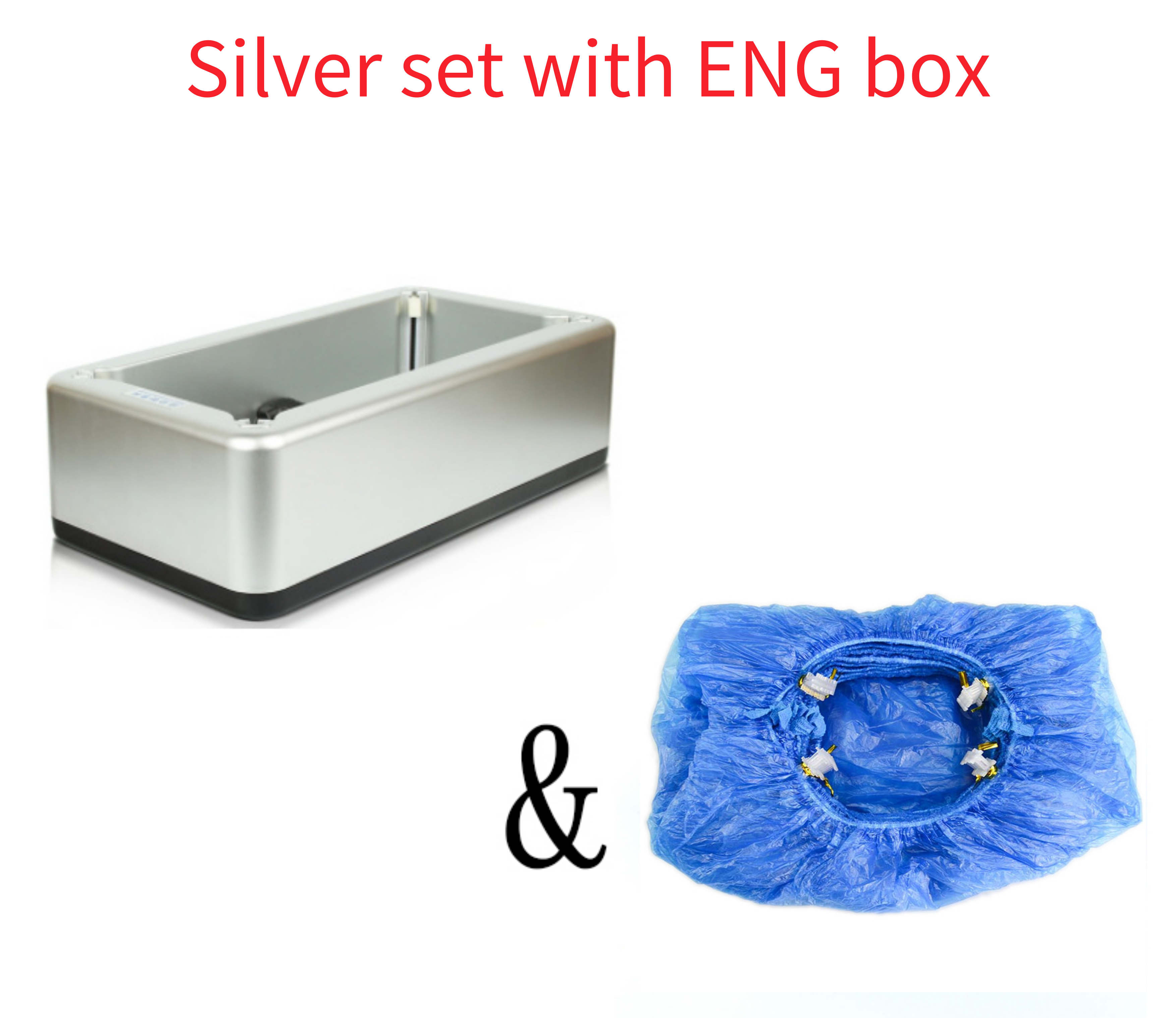 Silver set with ENG box