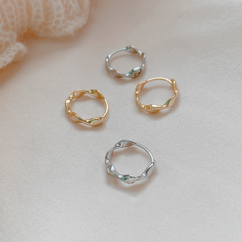 Simple small earrings versatile 925 Sterling Silver Earrings