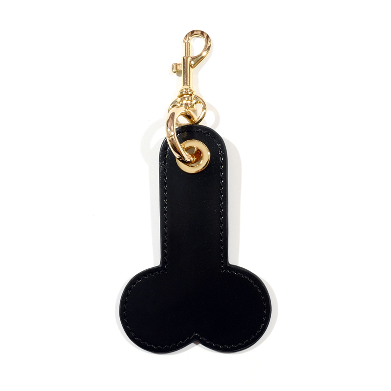 Cowhide leather keychain 3