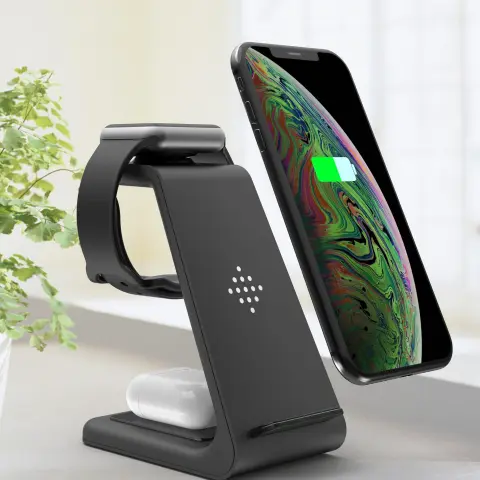 3 in 1 Fast Charging Station Wireless Charger Stand