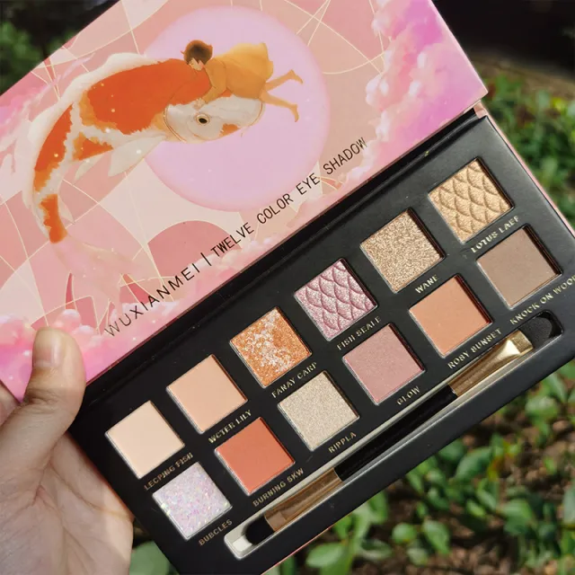 Koi 12 color pearl sequin eyeshadow palette Single Fish - Shop at LoveMi