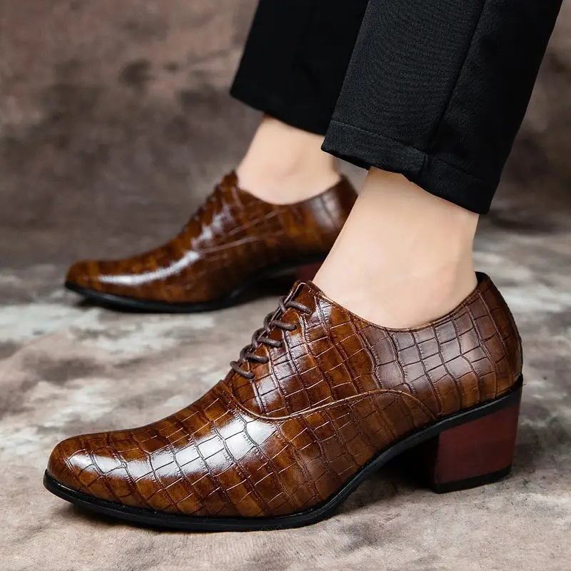 Men's breathable low top shoes wedding shoes