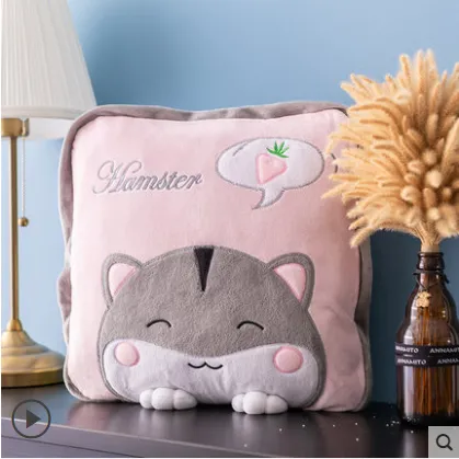 blanket cushion pillow - Hamster 3
