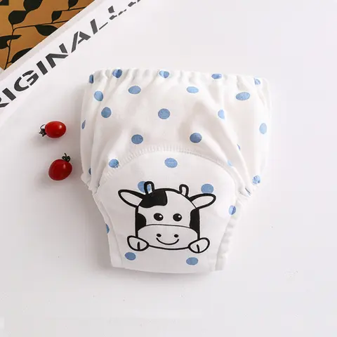 Cotton Diaper Pocket Baby Learning Pants Pull-up