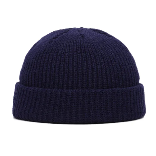 Hip hop versatile watermelon knitted hat Navy Blue - Shop at LoveMi