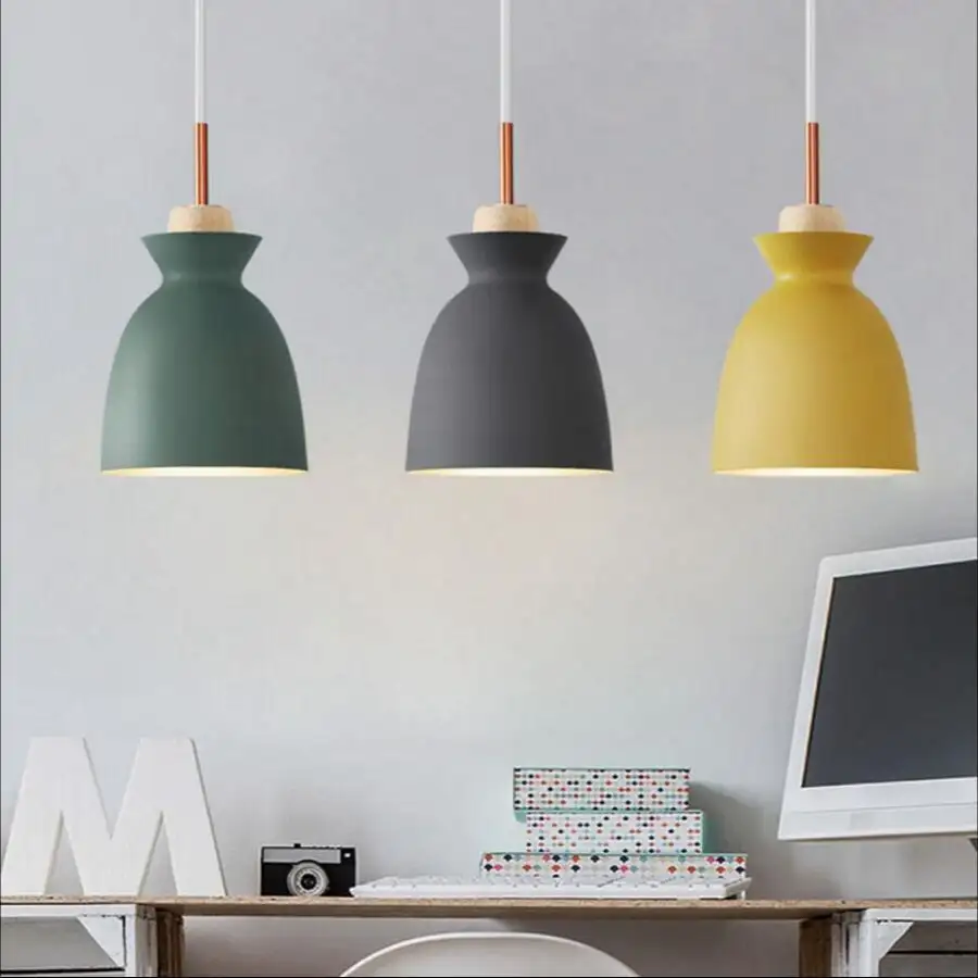 Creative retro industrial style solid wood wrought