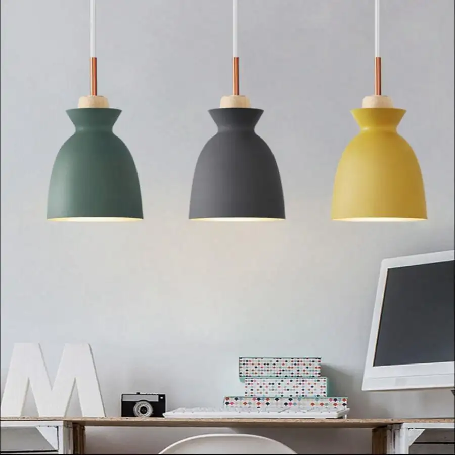 Creative Retro Industrial Style Solid Wood Wrought Iron Single