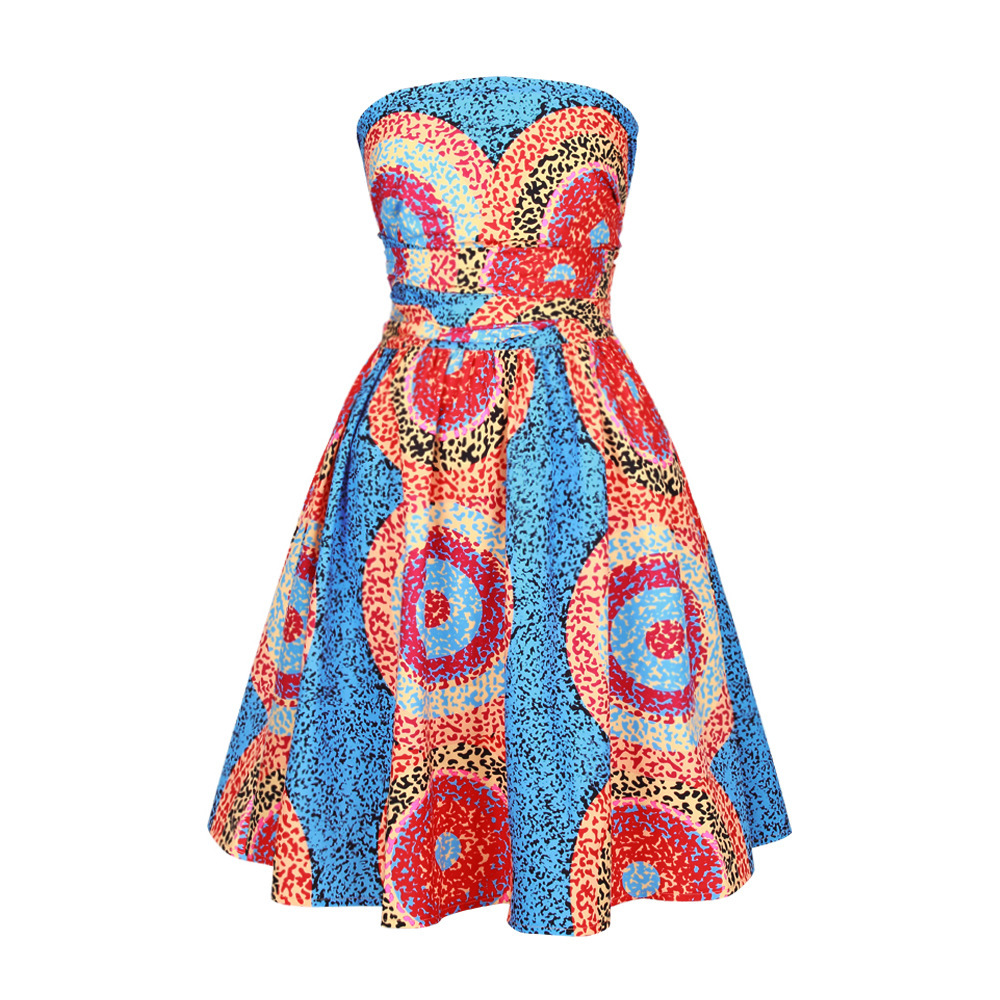 Women's Printed African Dress - Picture 11 of 21