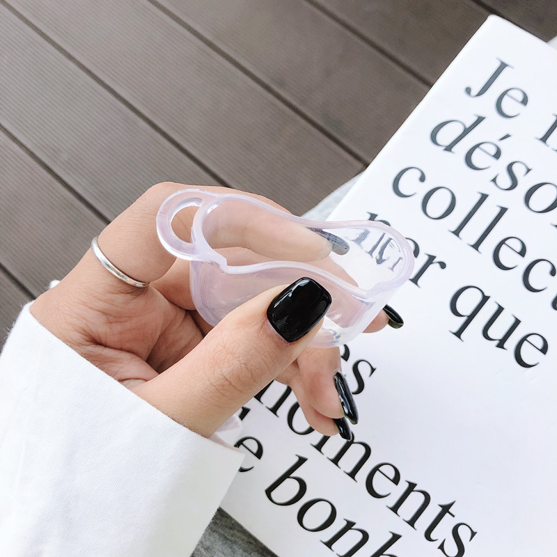 Плюшевый кролик, милый простой креативный чехол для наушников с защитой от падения