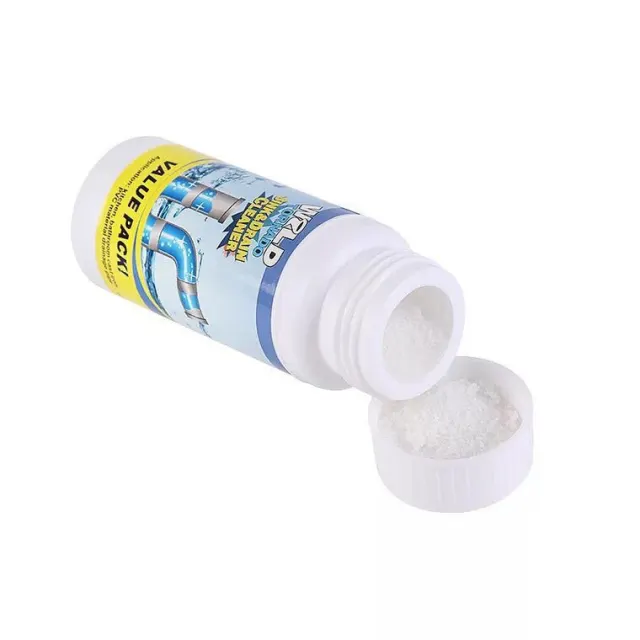 Powerful pipe dredging agent kitchen sewer toilet toilet clog cleaning Blue - Shop at LoveMi
