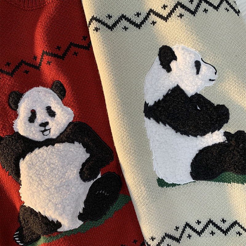 Loose casual student pullover sweater