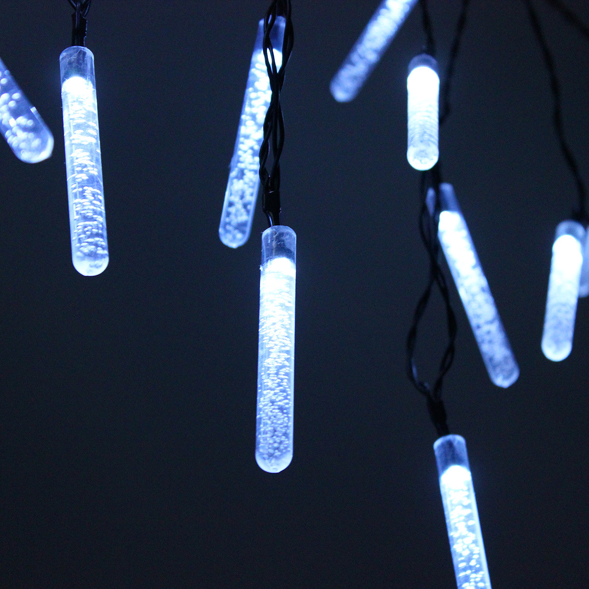 Solar Bubble Column String Lights