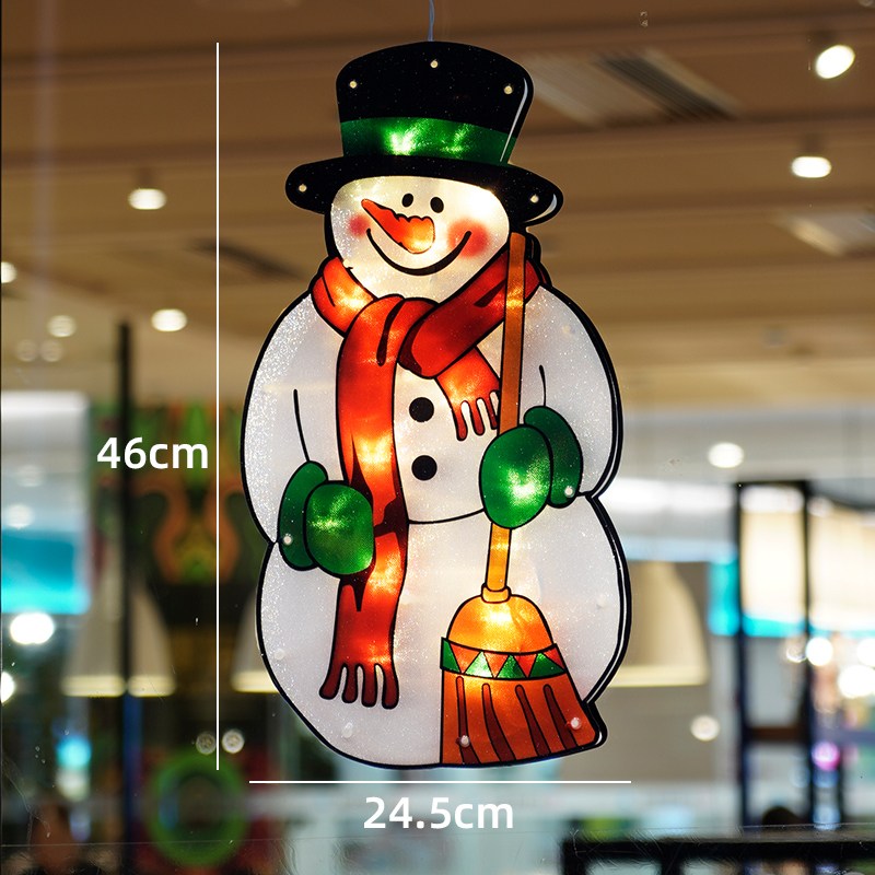 Broom Snowman Large