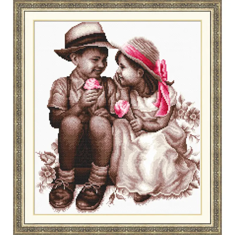 New cross stitch set hand made creative