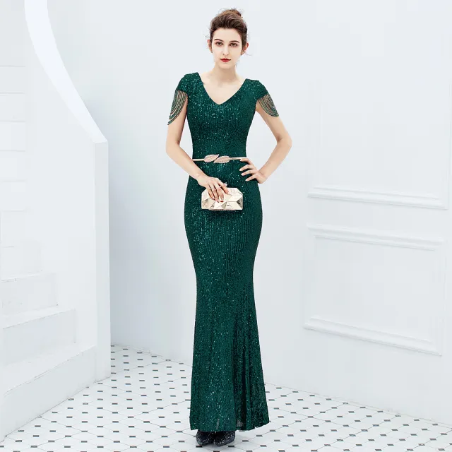 Gas Field Queen Fishtail Dress Green - Shop at LoveMi
