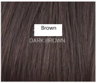 Women's High Temperature Silk Chemical Fiber Headgear - Dark Brown