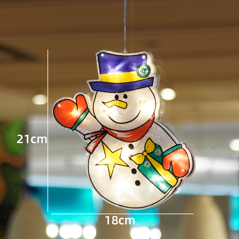 Waving snowman