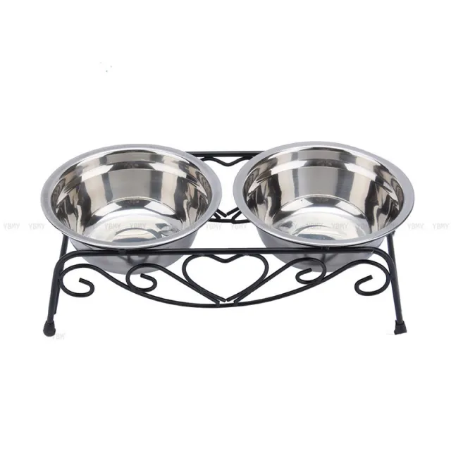 Stainless steel pet bowl Black - Shop at LoveMi