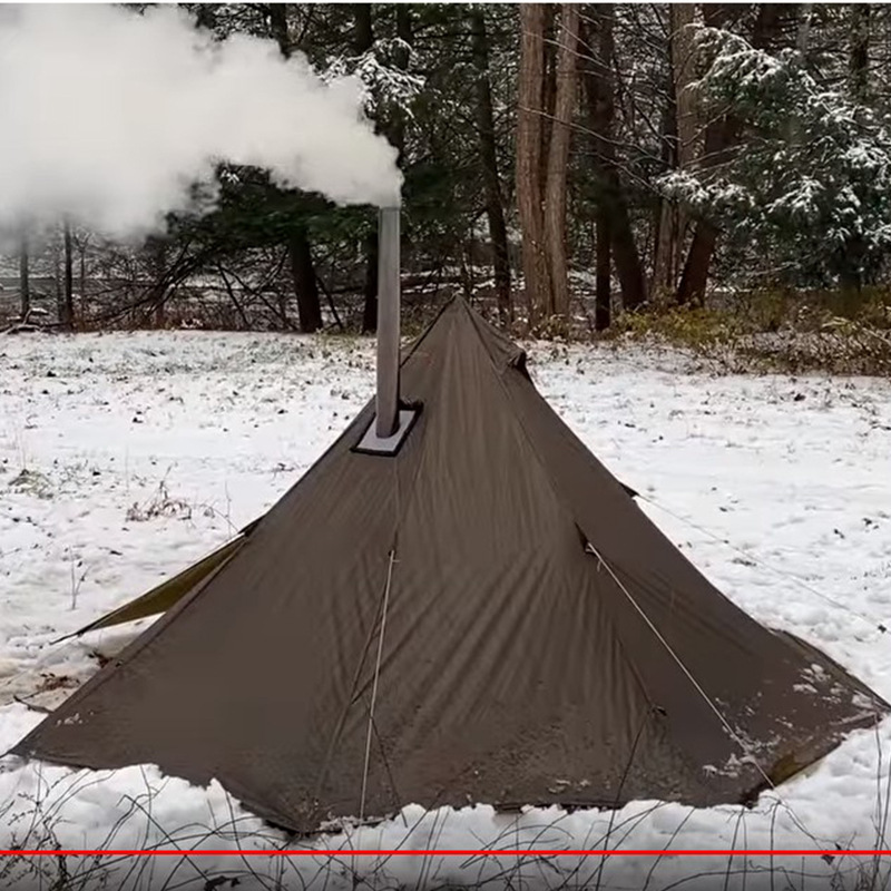 Pyramid Camping Tent for 4 People