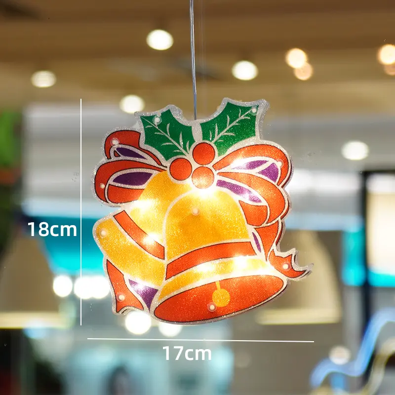 Christmas store shop luminous lamp door hanging — Bells