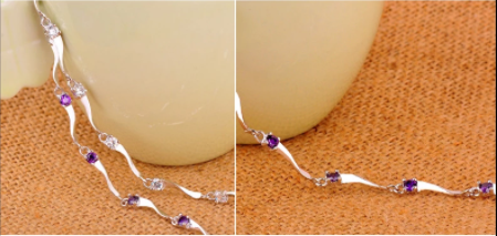 Silver plated bracelet