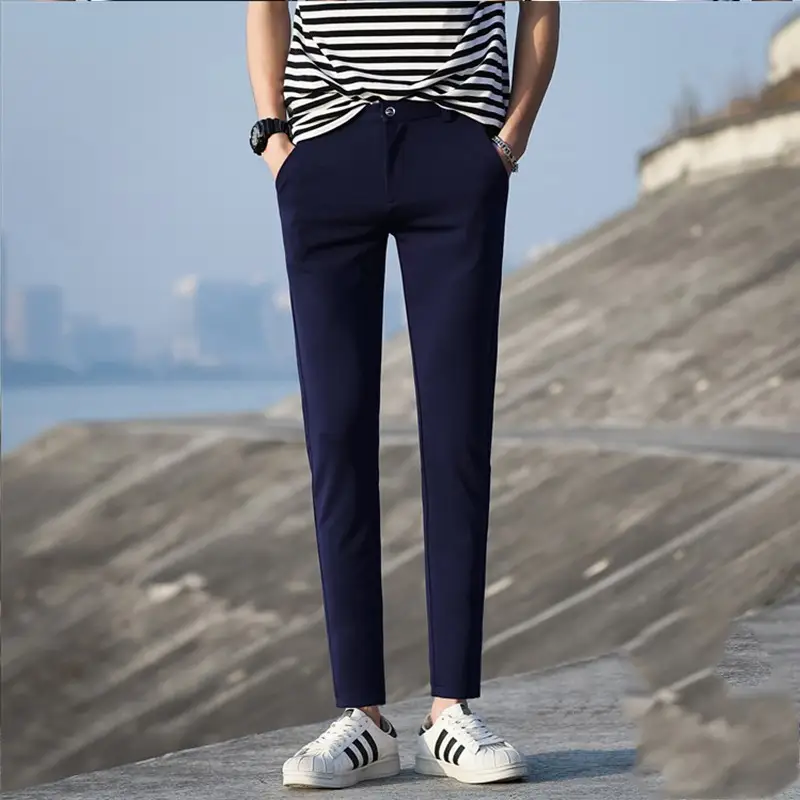Capris Trousers Men's Leggings Slim And Versatile
