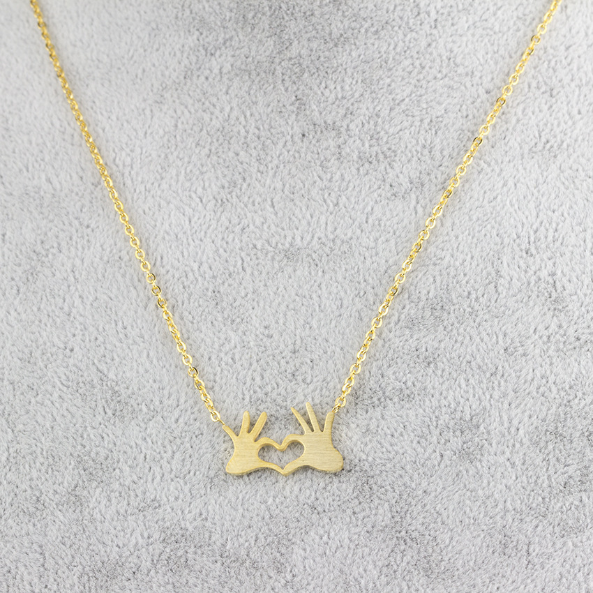 Necklace with golden