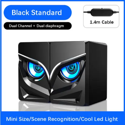 PC Gaming Speakers, 2.0 Channel Stereo Desktop