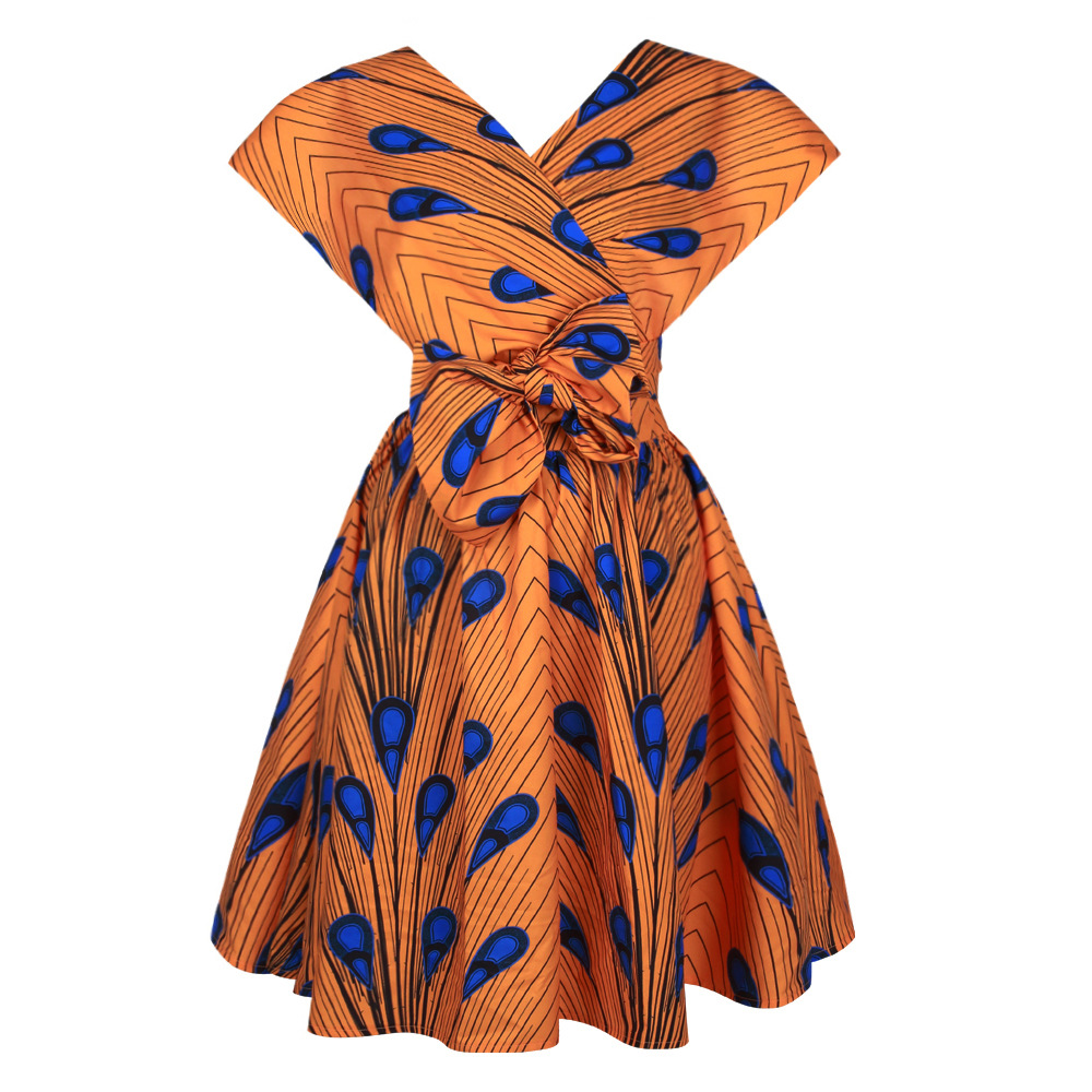 Women's Printed African Dress - Picture 18 of 21