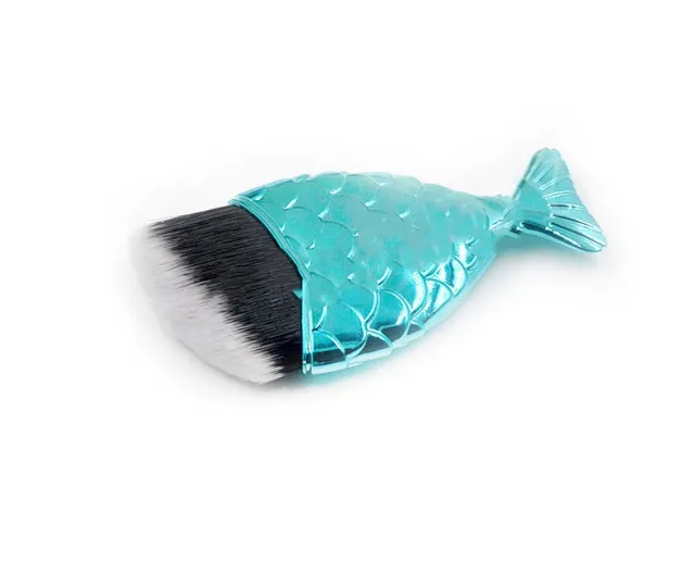 Beauty fishtail makeup brush Blue - Shop at LoveMi
