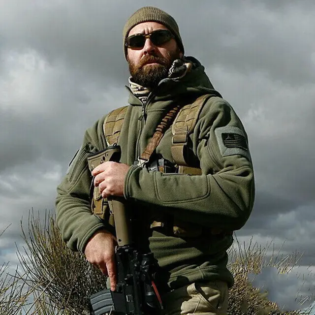 Military Jackets Tactical Jacket for Men Warm Hooded Hike