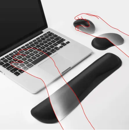 Wrist Rest Mouse Pad with Gel Anti Slip
