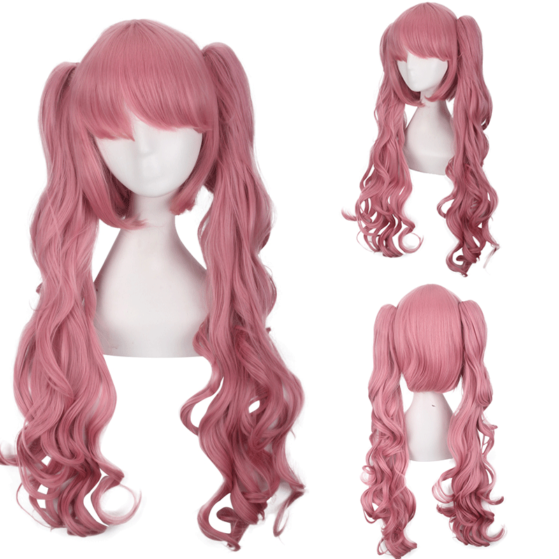Double tiger clip style lolita wig Pink - Shop at LoveMi