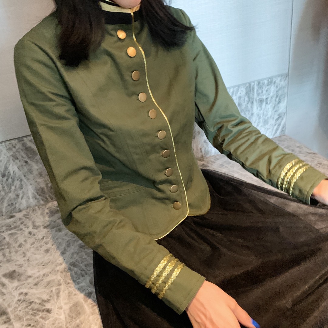 Vintage roman shirt jacket