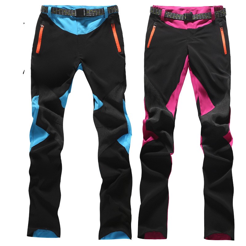 Outdoor climbing color matching quick-drying stretch pants