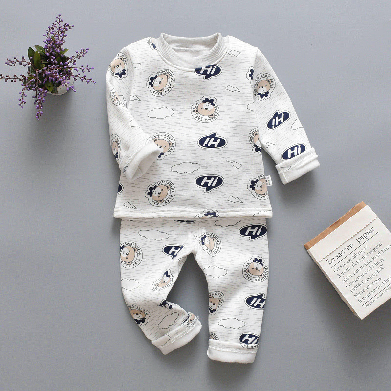 Children's warm autumn and winter suit