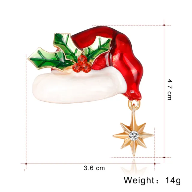 All match Christmas accessories brooch Al403 A - Shop at LoveMi