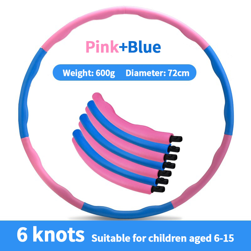 Pink blue 6 knots