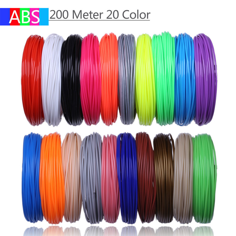 Special ABS consumables for 3D printing pen 200m 20color ABS
