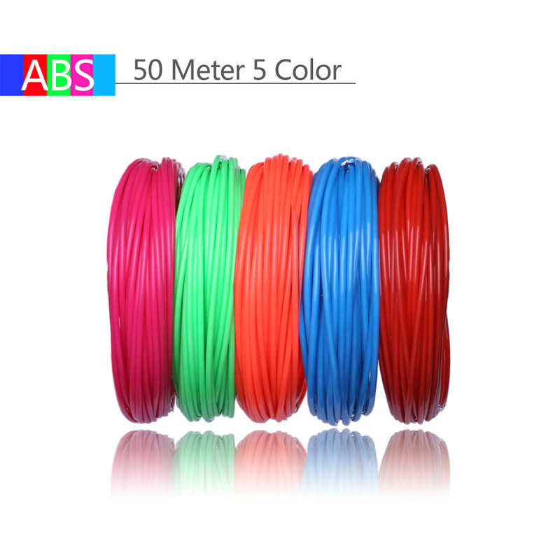 Special ABS consumables for 3D printing pen 50m 5color ABS